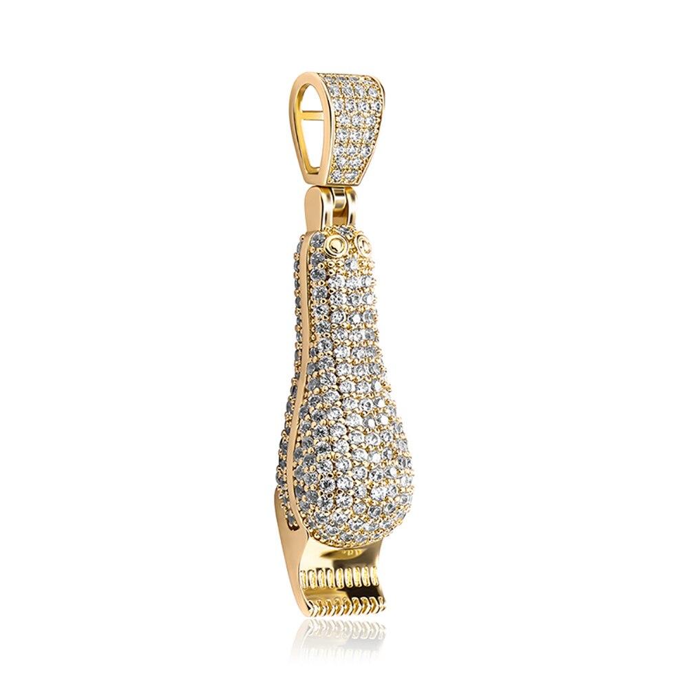 Hair Clipper Pendant 14K - ICECI