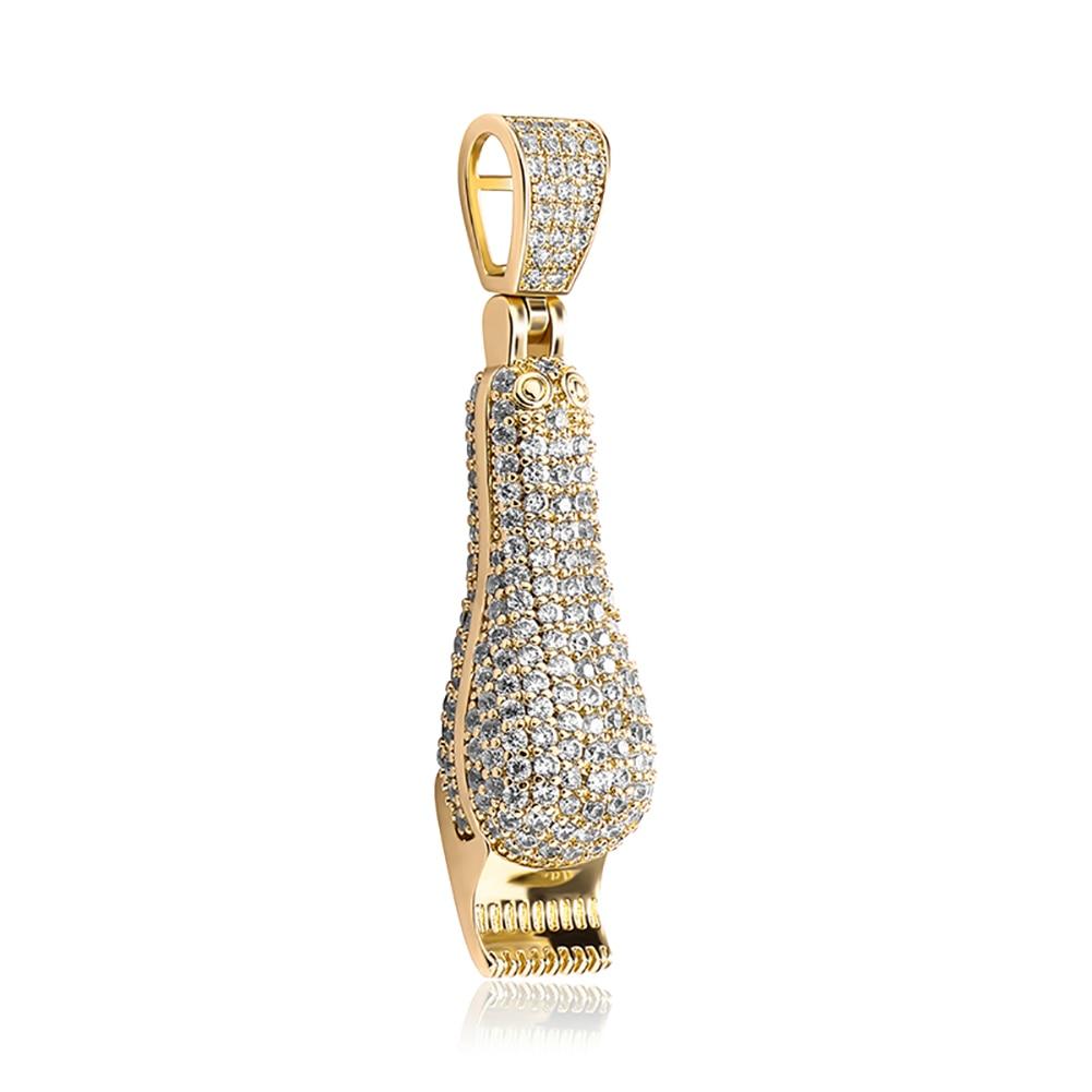 Hair Clipper Pendant 14K - ICECI