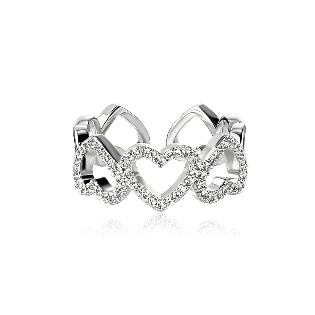 Heart Link Eternity Ring 14K - ICECI