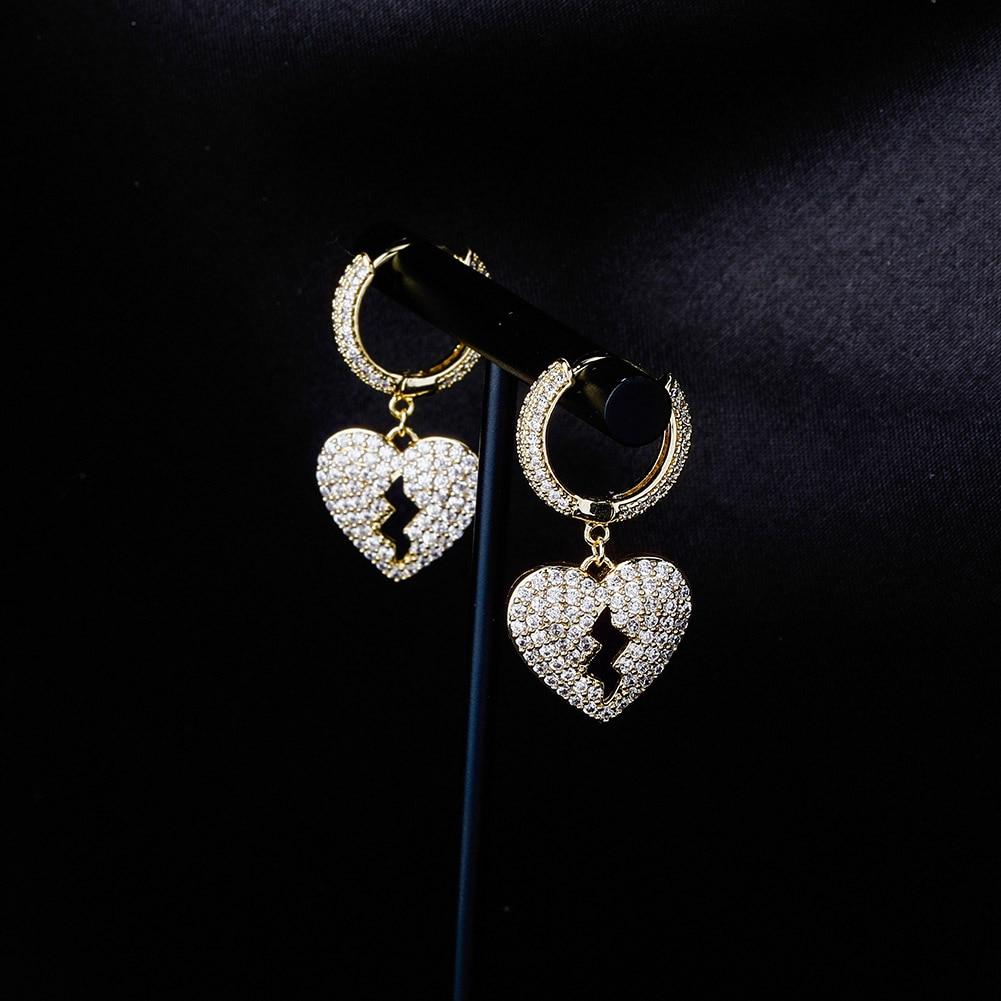 HEARTBREAK DROP EARRINGS 14K - ICECI