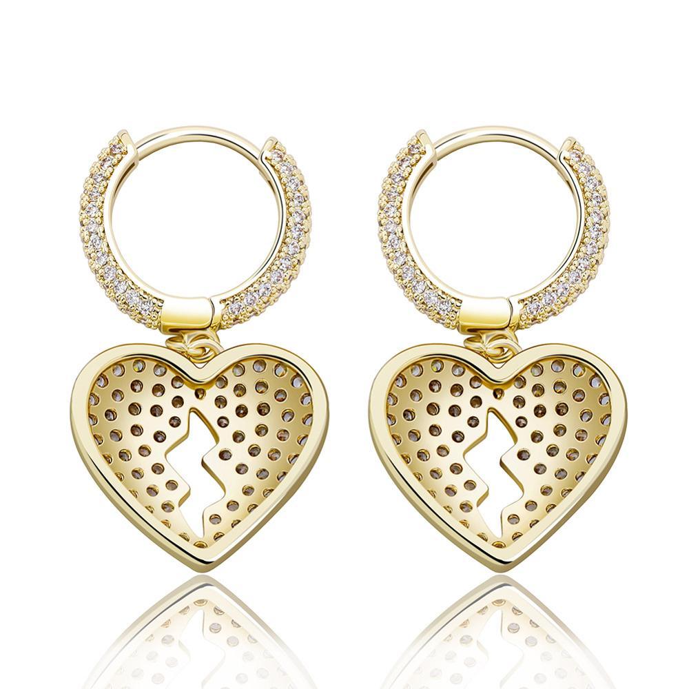 HEARTBREAK DROP EARRINGS 14K - ICECI