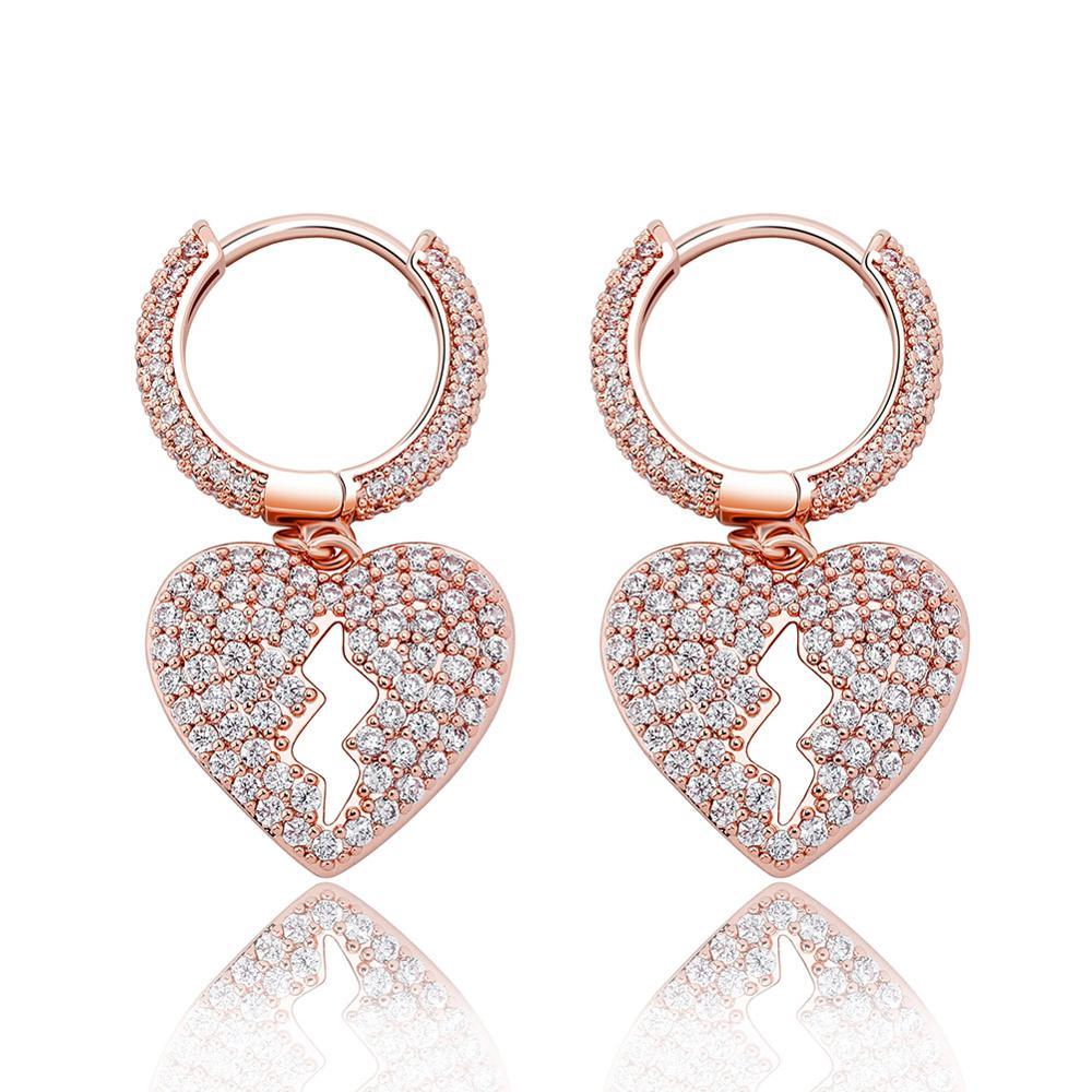 HEARTBREAK DROP EARRINGS 14K - ICECI
