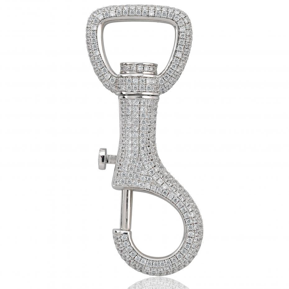 Iced Carabiner Keychain 14K - ICECI