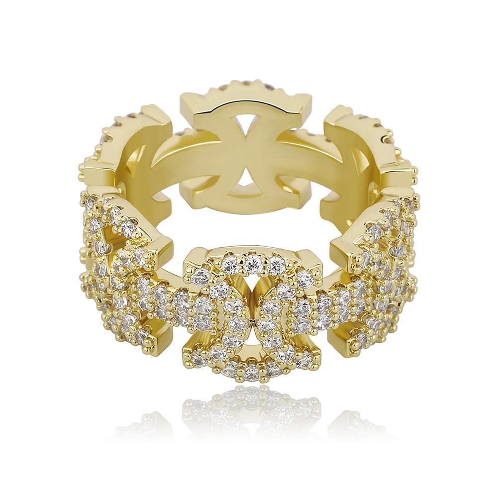 ICY 6 BUTTERFLY RING 14K - ICECI