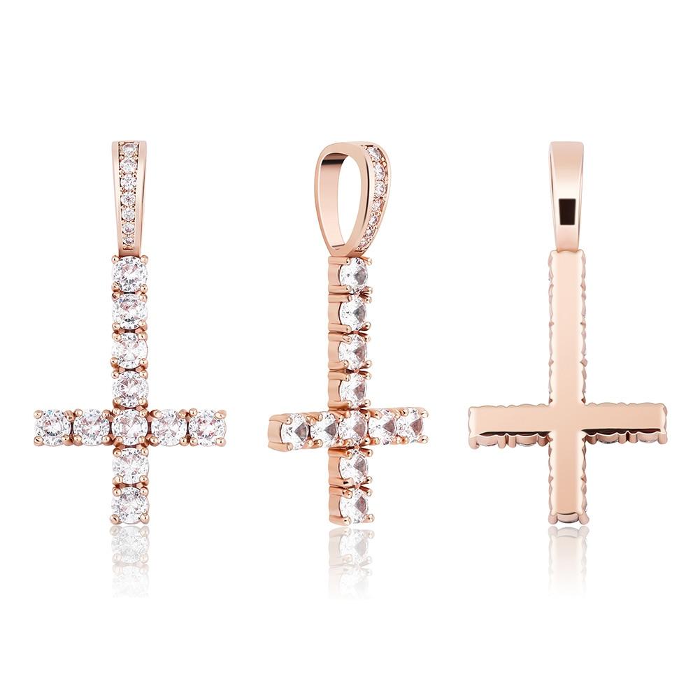INVERTED CROSS PENDANT 14K - ICECI