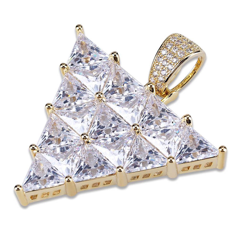 Inverted Triangle Pendant 18K - ICECI