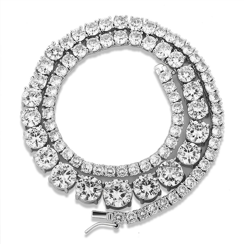 IRREGULAR TENNIS CHAIN 14K - ICECI