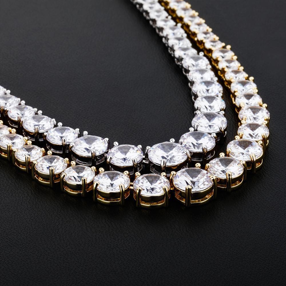 IRREGULAR TENNIS CHAIN 14K - ICECI