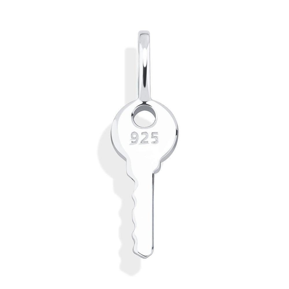 KEY PENDANT 14K X STERLING SILVER - ICECI