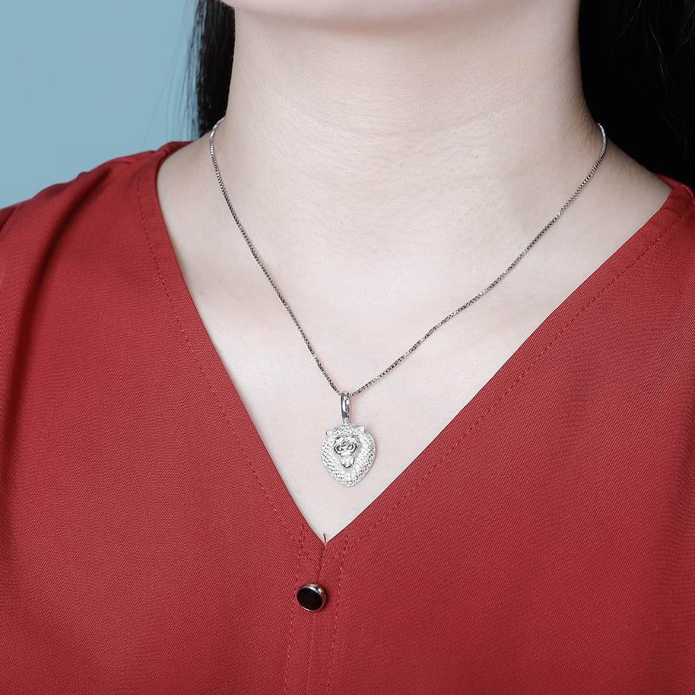 LION PENDANT 14K X STERLING SILVER - ICECI