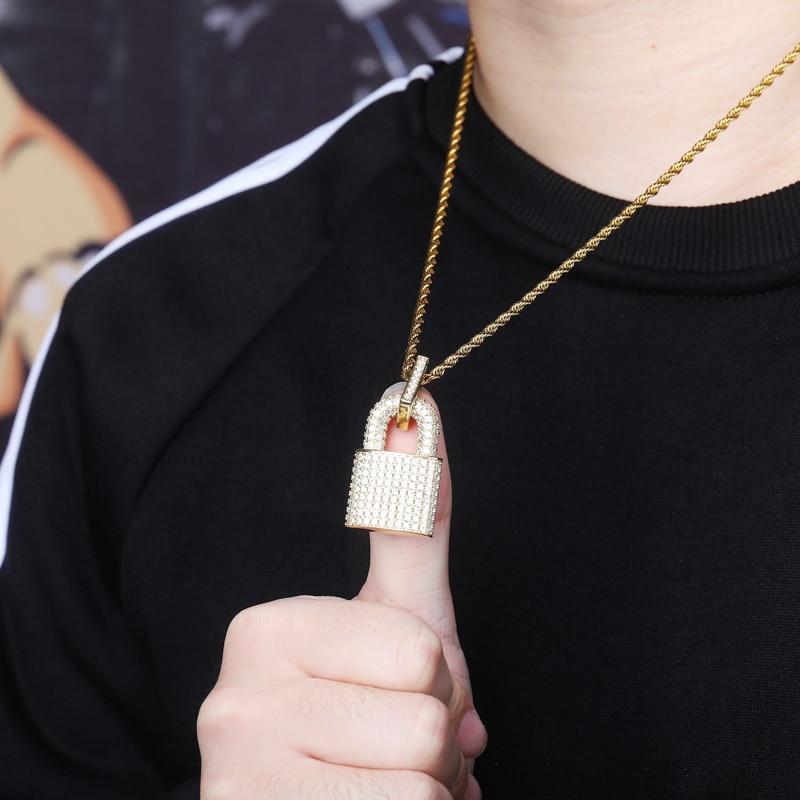 LOCK PENDANT 14K - ICECI