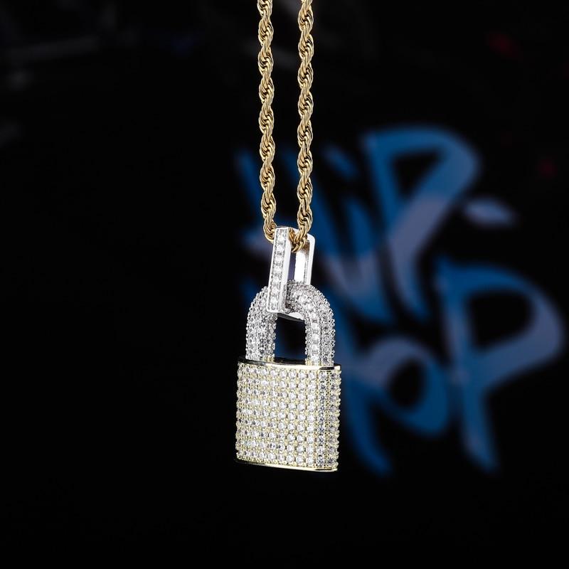 LOCK PENDANT 14K - ICECI