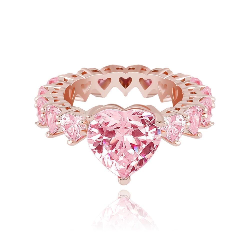 LOVE HEARTS RING 14K - ICECI