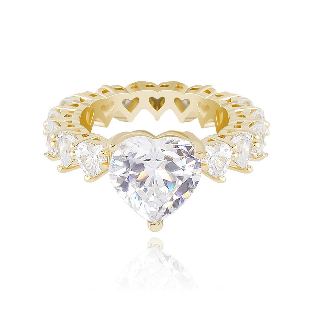 LOVE HEARTS RING 14K - ICECI