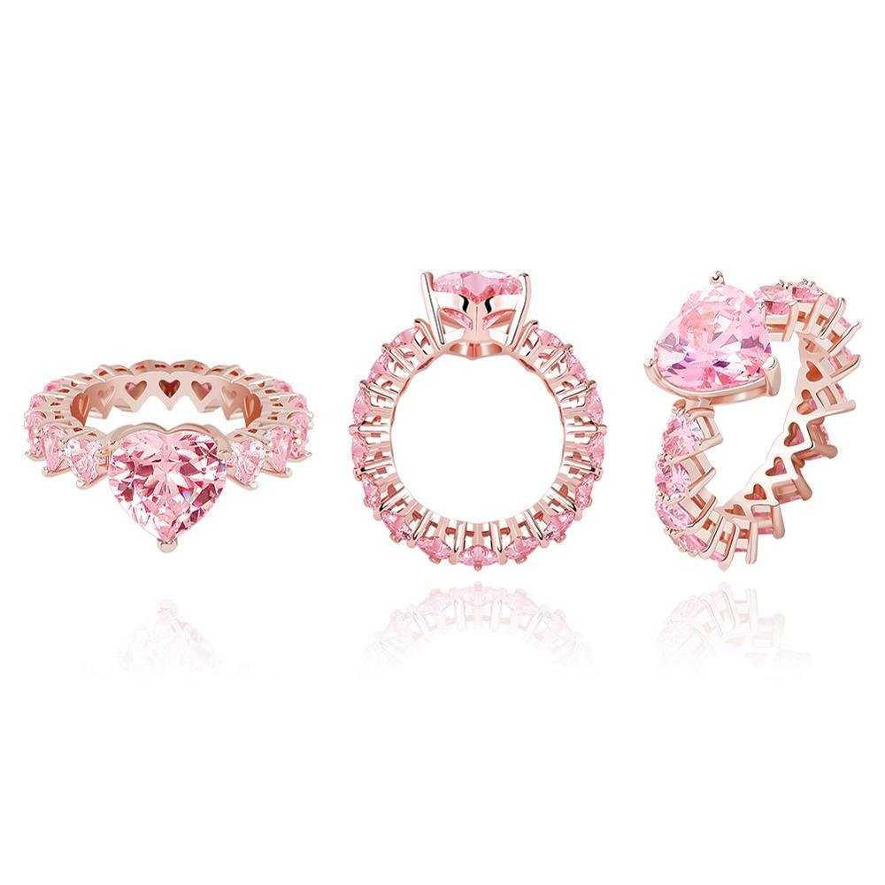 LOVE HEARTS RING 14K - ICECI