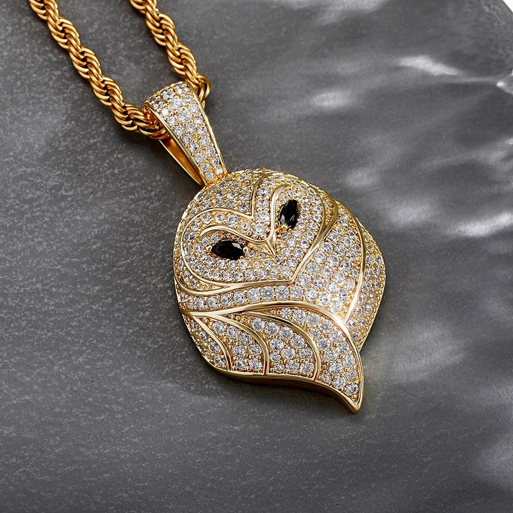 Owl Pendant 14K - ICECI