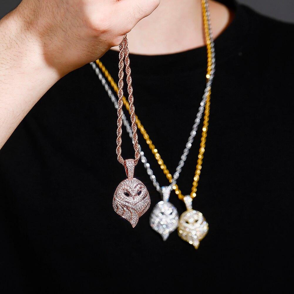 Owl Pendant 14K - ICECI