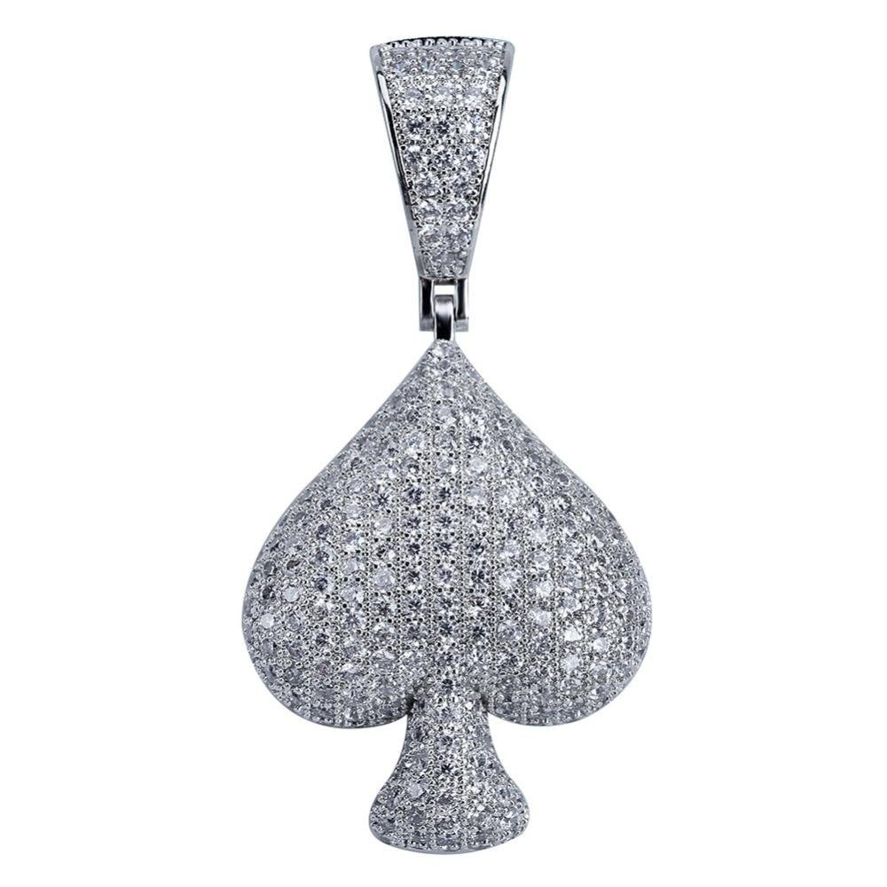 Poker Suits Pendant 18K - ICECI
