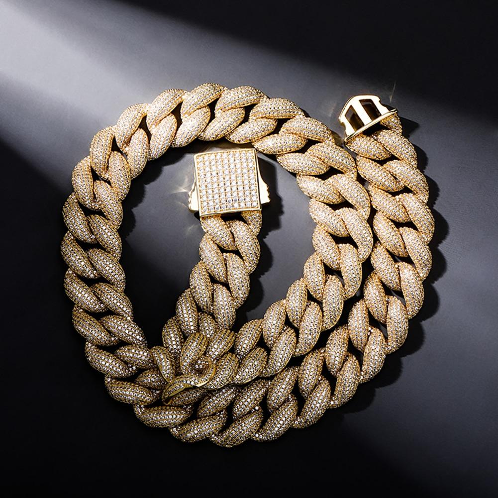 18MM ICY CUBAN LINK CHAIN 14K - ICECI