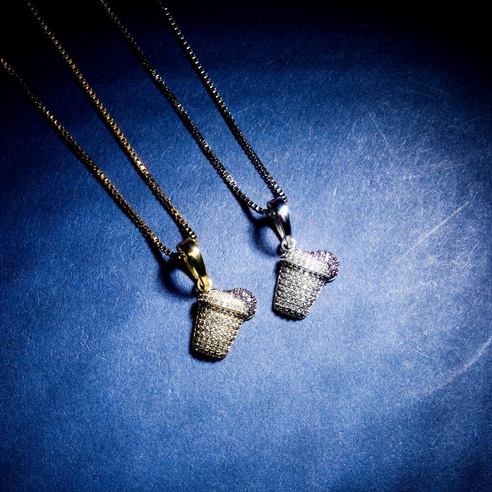PURPLE DRANK PENDANT 14K X STERLING SILVER - ICECI