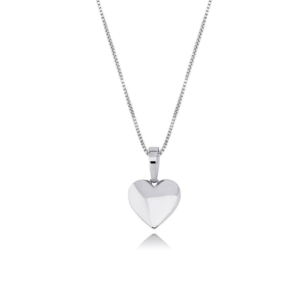 PURPLE FLAMES HEART PENDANT 14K X STERLING SILVER - ICECI