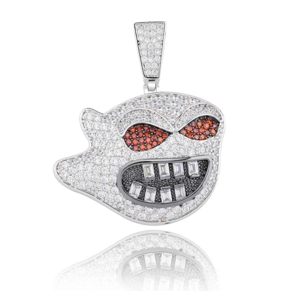 Red Eyes Spirit Pendant 14K - ICECI