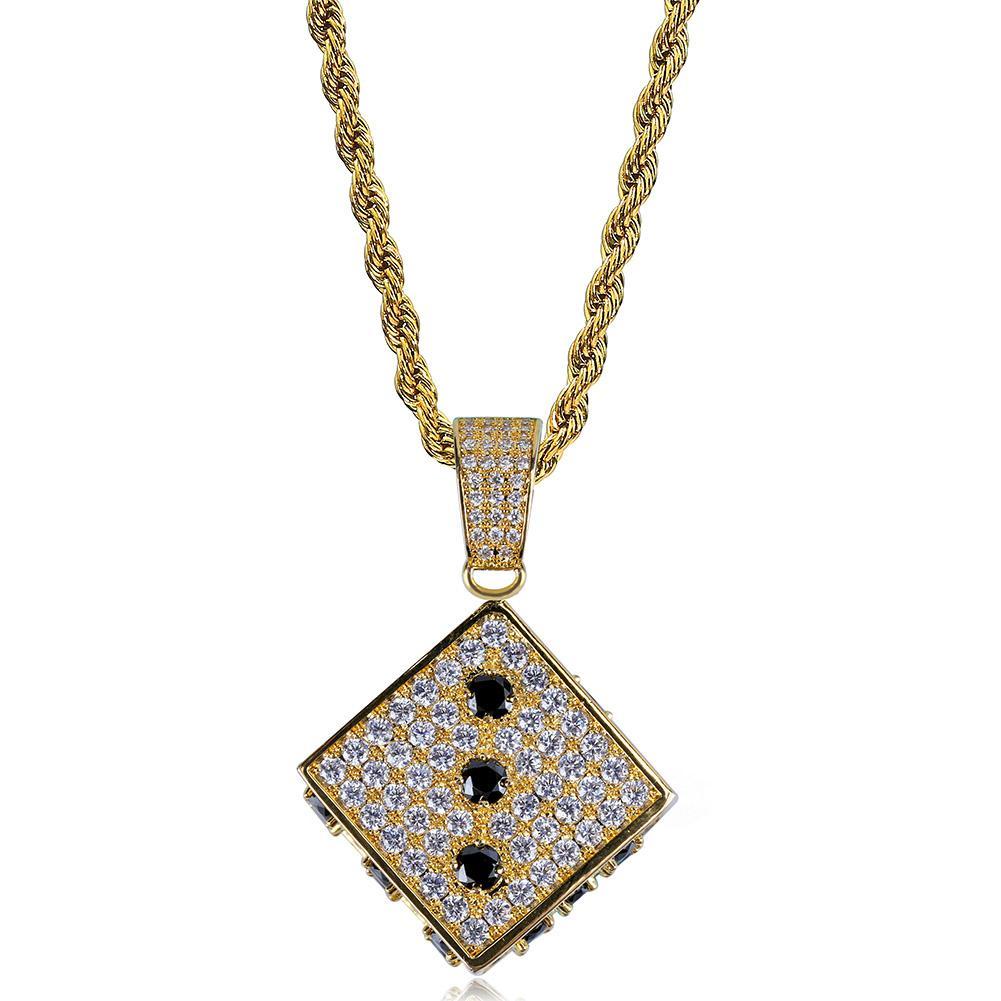 ROLL THE DICE PENDANT 18K - ICECI