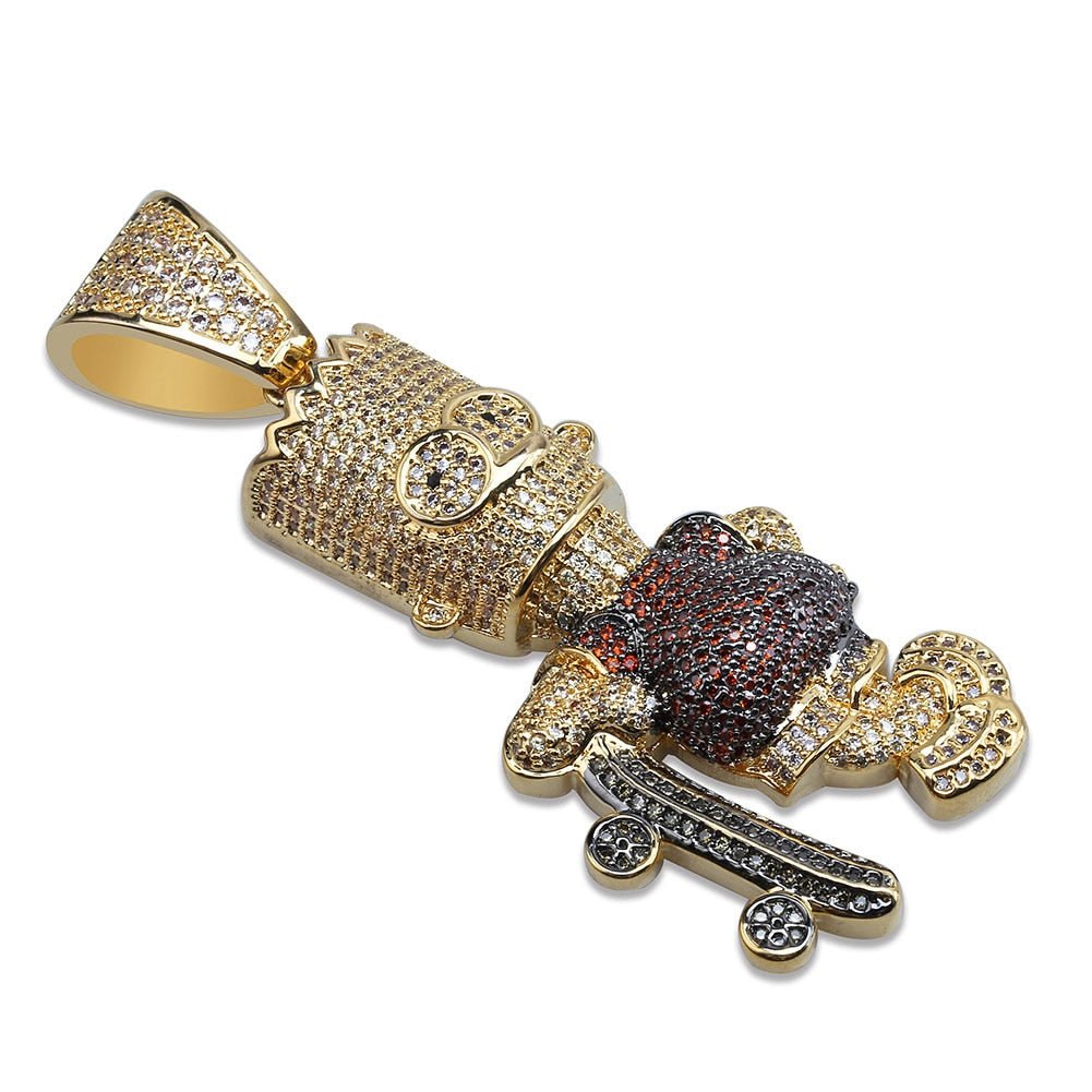Skateboard Cartoon Boy 18K - ICECI