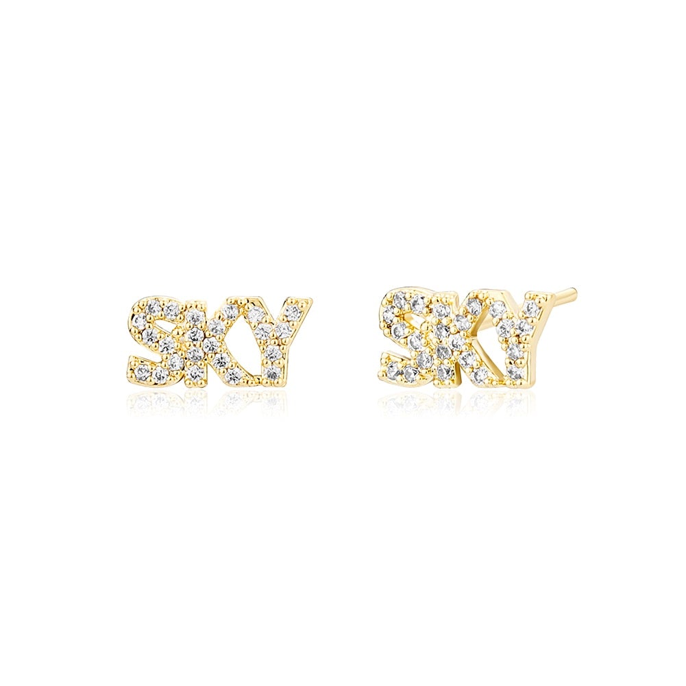 Sky Lightning Earrings 14K - ICECI