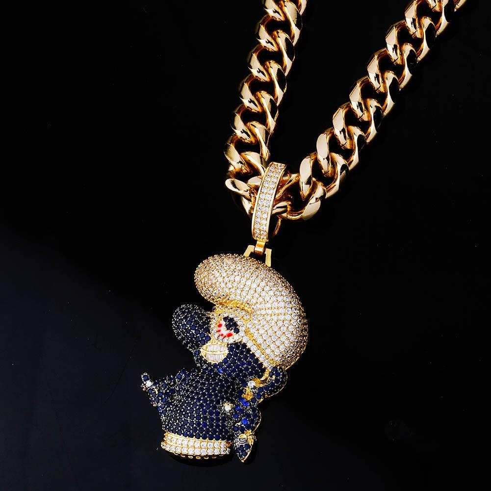 SMURF PENDANT 14K - ICECI