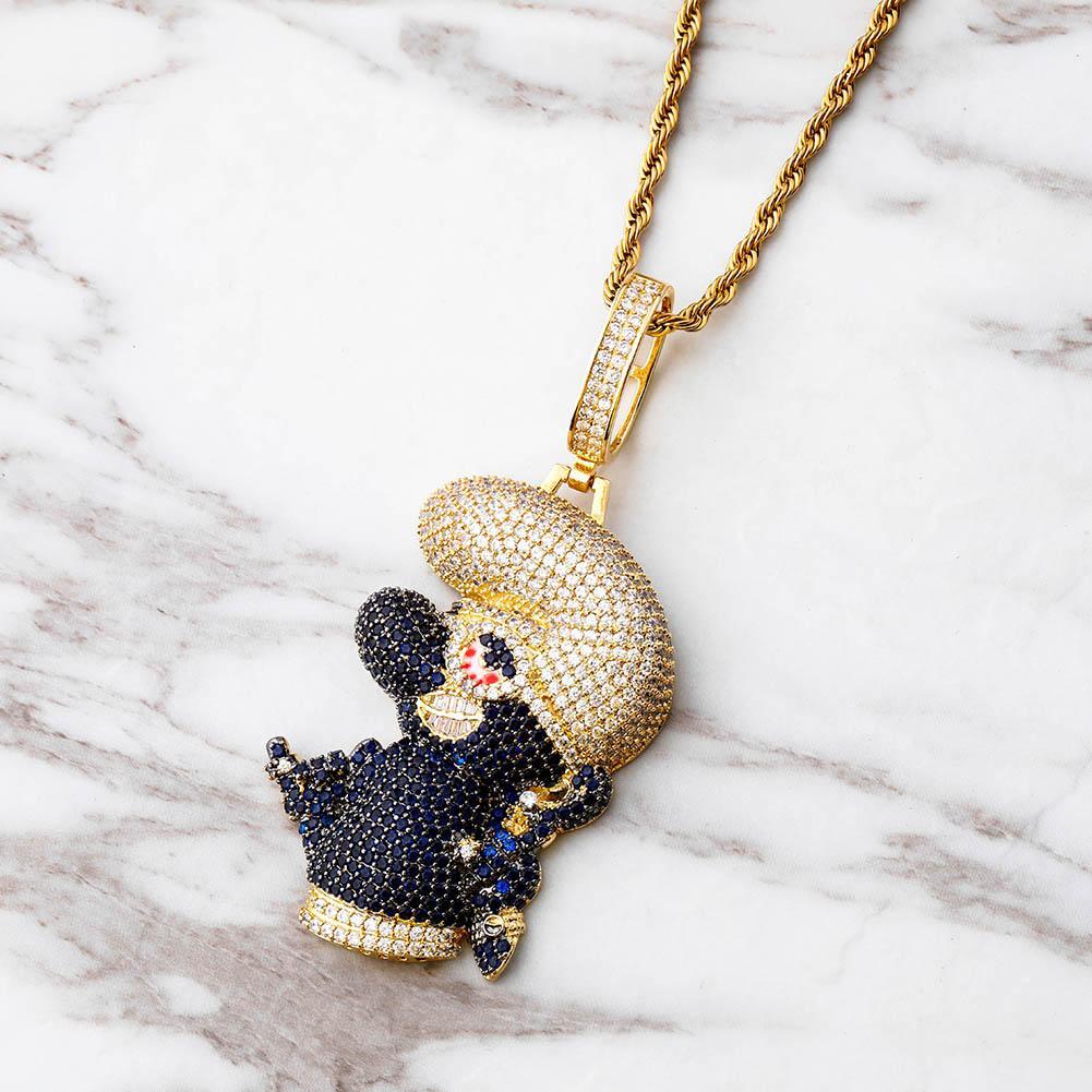 SMURF PENDANT 14K - ICECI