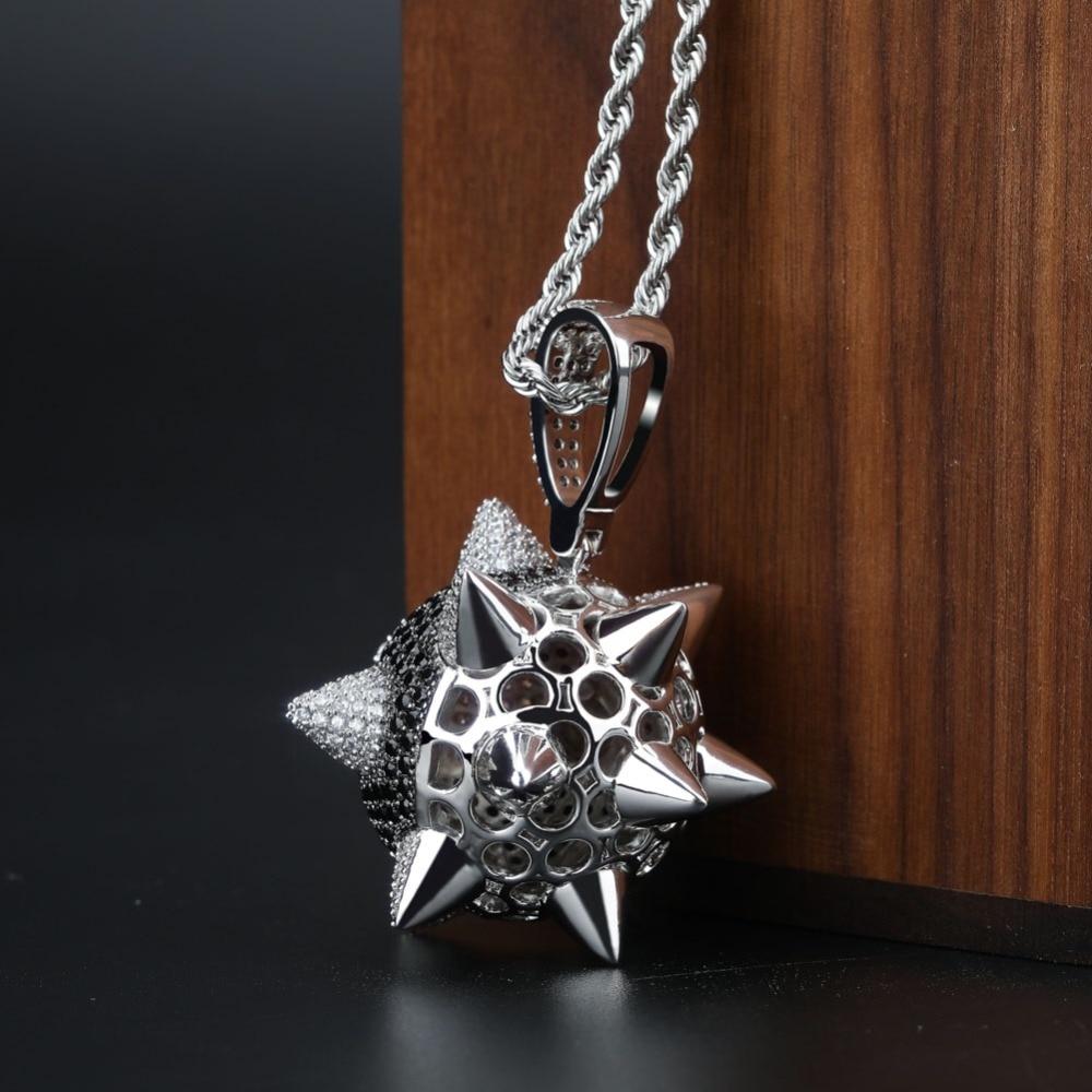 SPIKE 8-BALL BILLIARD PENDANT 18K - ICECI