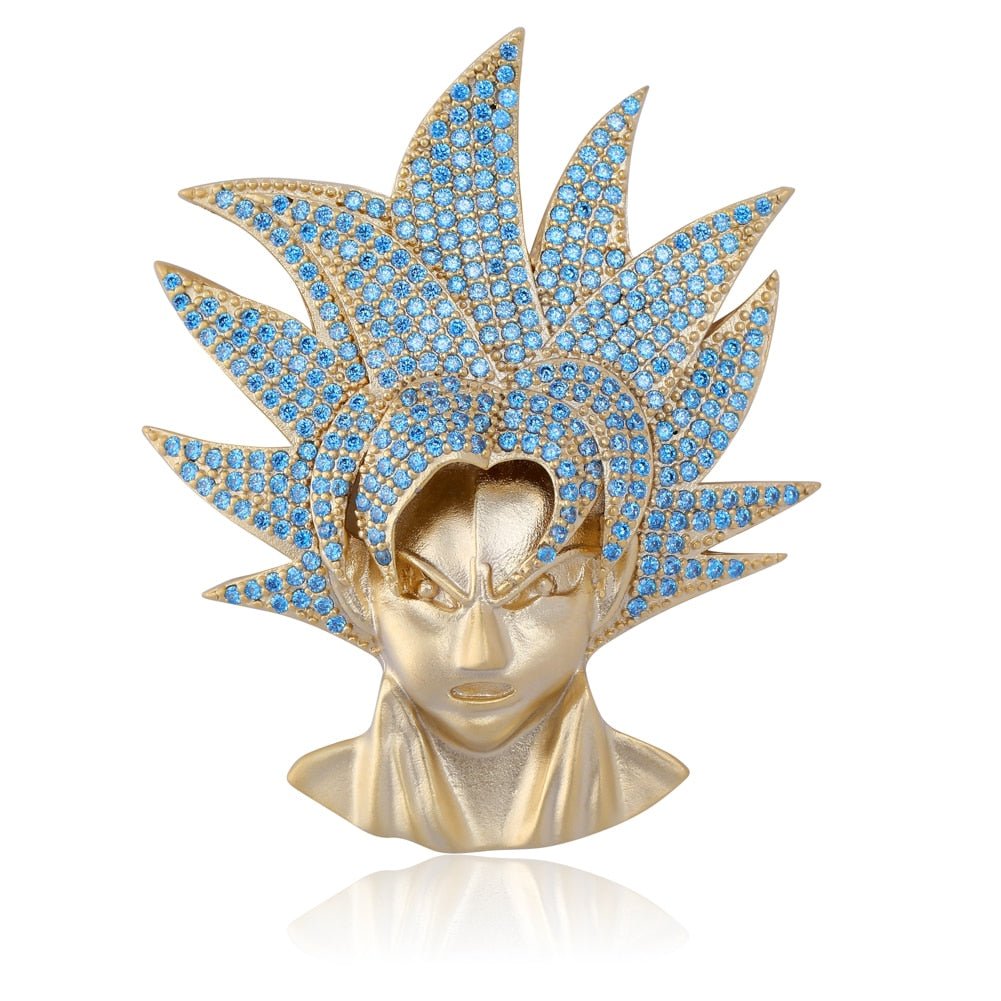 Super Saiyan Monkey King Pendant 14K - ICECI