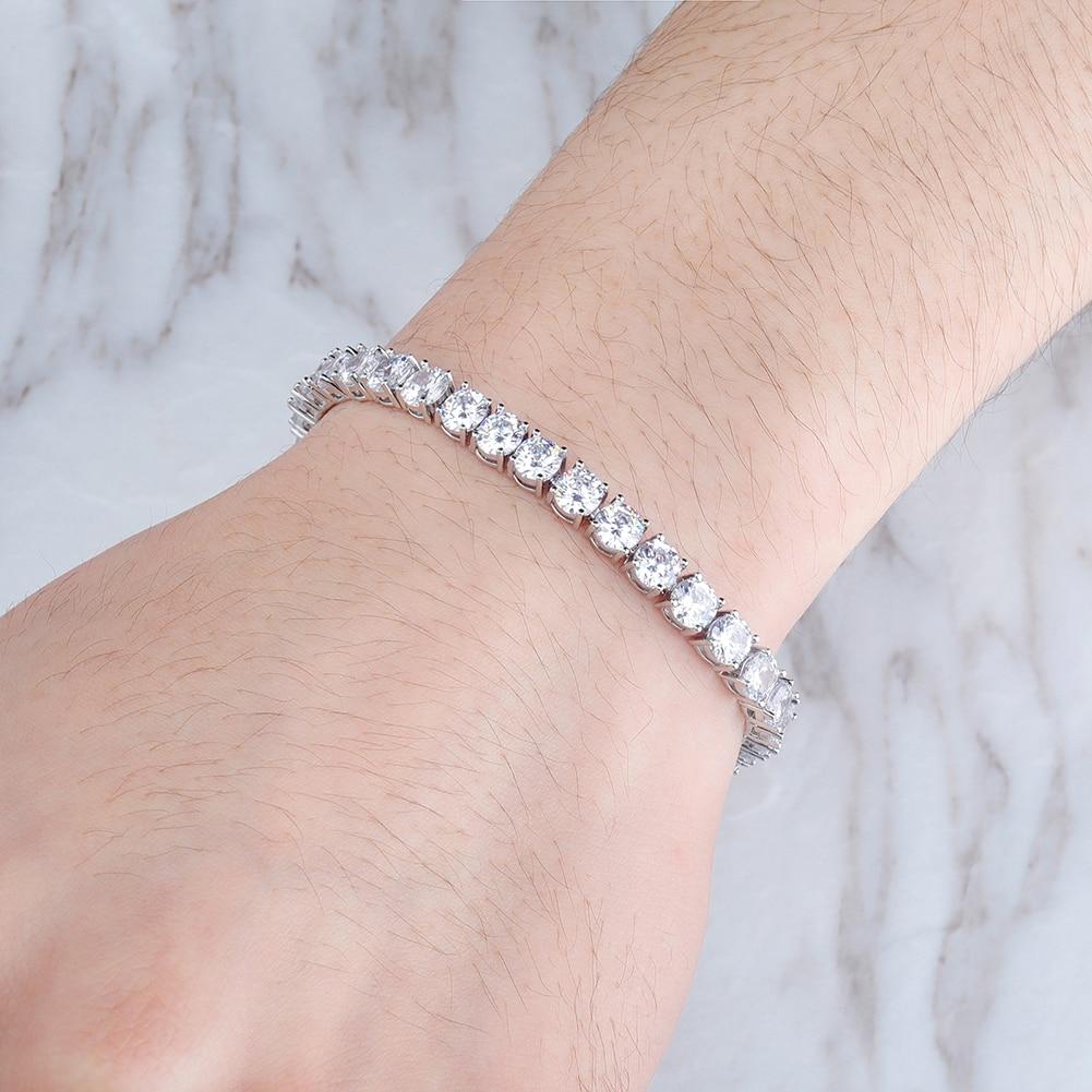 Tennis Bracelet 14K x Sterling Silver - ICECI