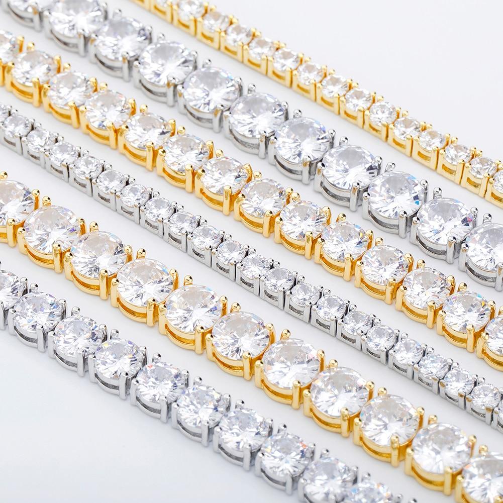 Tennis Bracelet 14K x Sterling Silver - ICECI