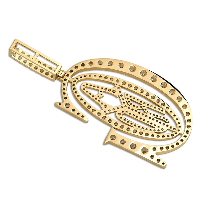 THANK YOU GOD ALWAYS G PENDANT 14K - ICECI