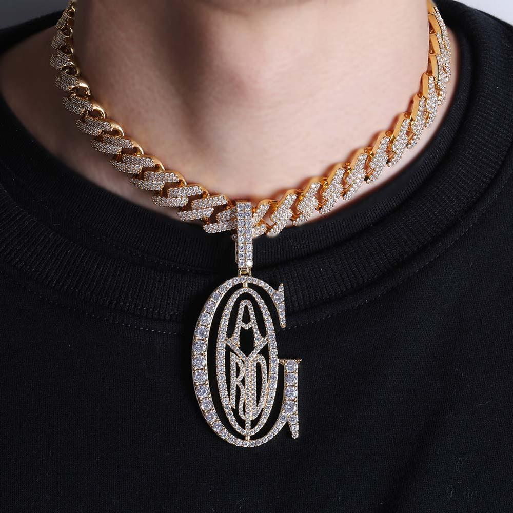 THANK YOU GOD ALWAYS G PENDANT 14K - ICECI
