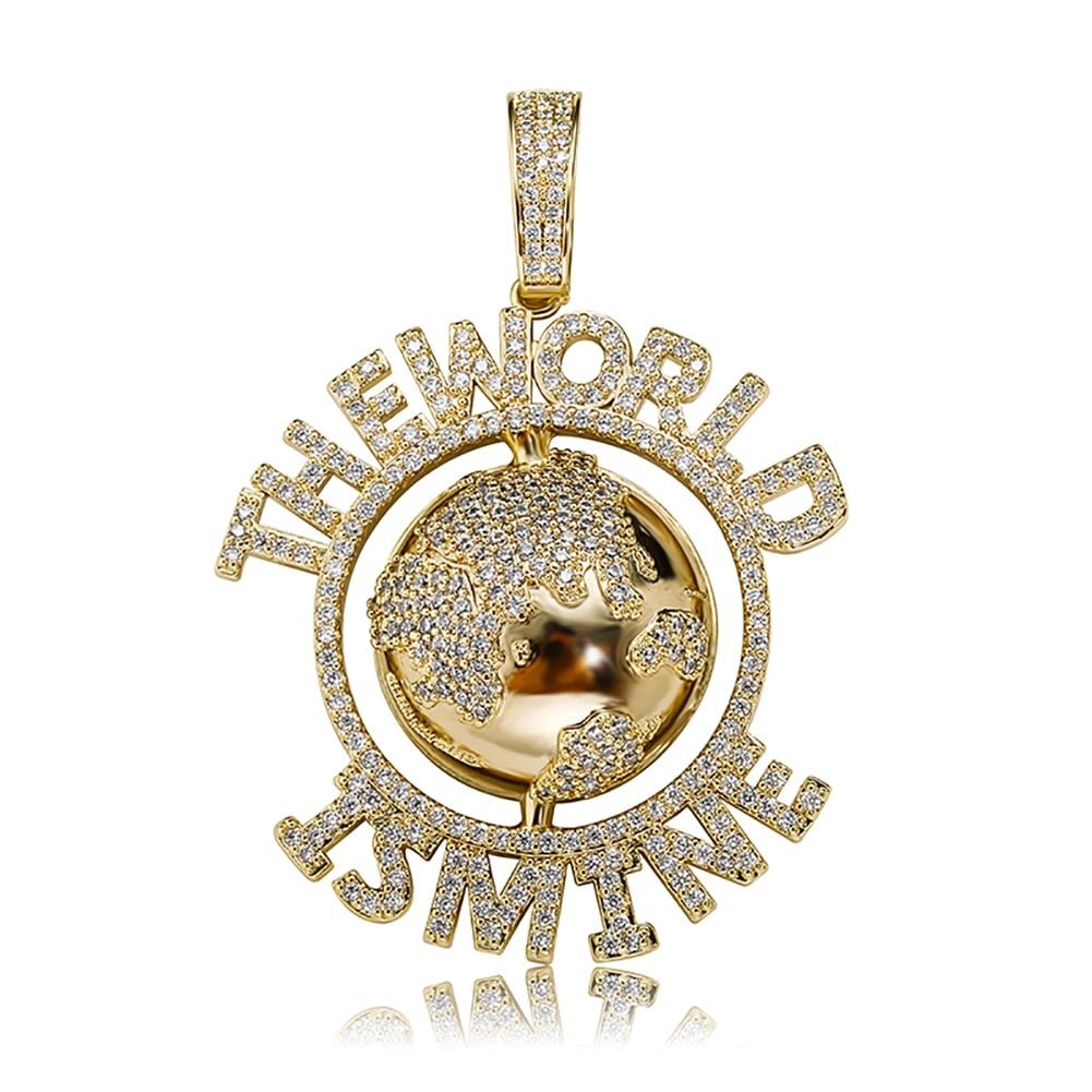 The World Is Mine Pendant 14K - ICECI